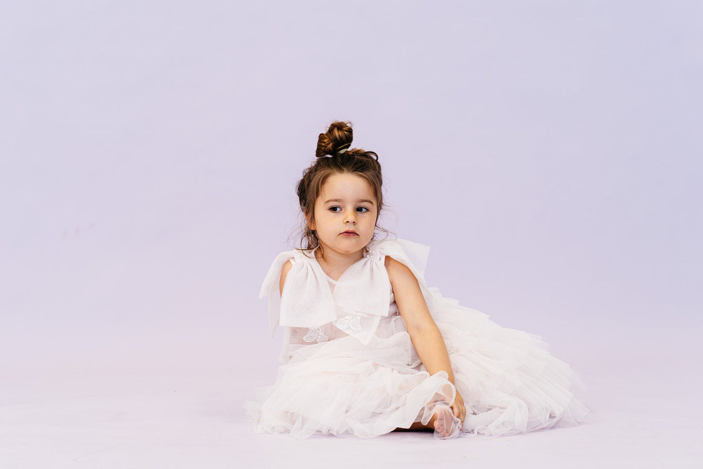 Pretty in Pink Flower Girl Wedding Day Dress - Willow Couture