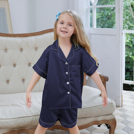 Navy Blue Children's Pyjama Set